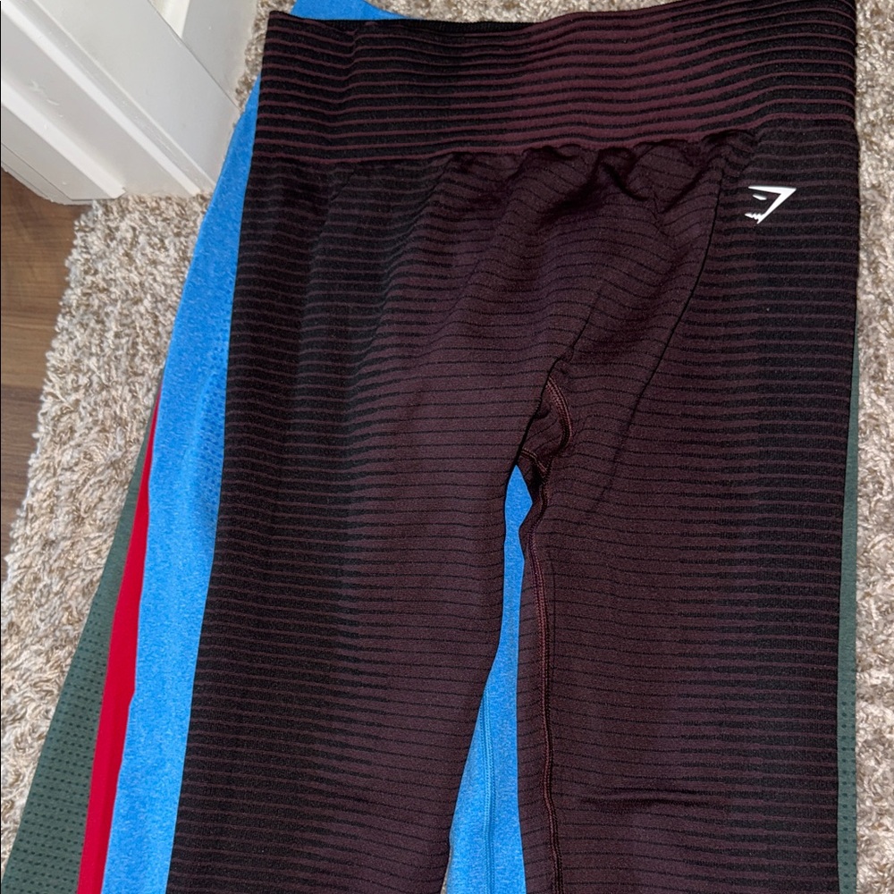 Gymshark Maroon Seamless Leggings
